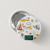 Badge Rond 2,50 Cm Épingle de club de livres (Devant & derrière)