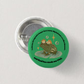 Badge Rond 2,50 Cm Épingle de grenouille (Devant & derrière)
