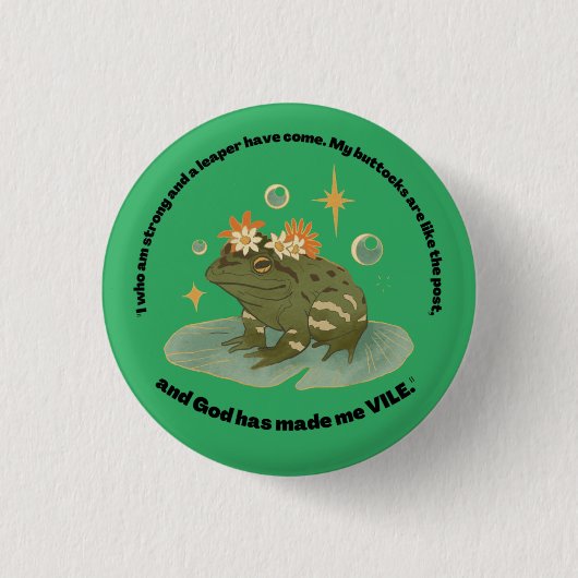 Badge Rond 2,50 Cm Épingle de grenouille (Devant)