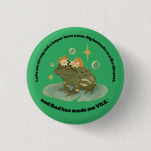 Badge Rond 2,50 Cm Épingle de grenouille
