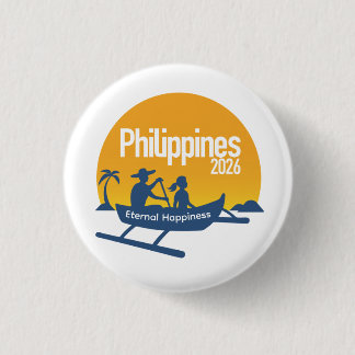 Badge Rond 2,50 Cm Épingle de la Convention internationale des Philip