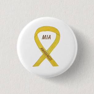 Badge Rond 2,50 Cm Épingle de ruban de sensibilisation Manquant dans