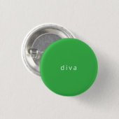Badge Rond 2,50 Cm épingle diva (Devant & derrière)