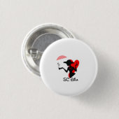 Badge Rond 2,50 Cm Épingle Diva Cellule faucille (Devant & derrière)