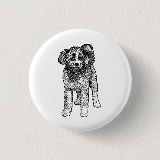 Badge Rond 2,50 Cm Épingle Dot Joy (Devant)