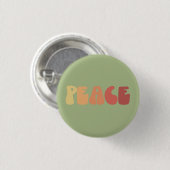 Badge Rond 2,50 Cm Épingle du bouton Paix (Devant & derrière)