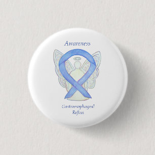 Badge Rond 2,50 Cm Épingle Ruban de Sensibilisation au Reflux Gastro-