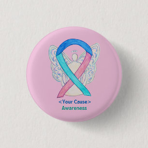 Badge Rond 2,50 Cm Épingles de boutons d'angle de ruban de sensibili