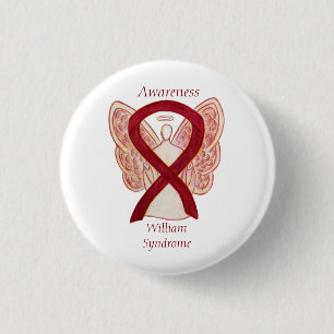 Badge Rond 2,50 Cm Épingles de ruban de sensibilisation aux anges du