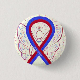 Badge Rond 2,50 Cm Épingles de ruban de sensibilisation aux malformat