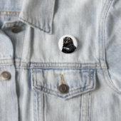 Badge Rond 2,50 Cm Épinglette Byte Beaver (En situation)