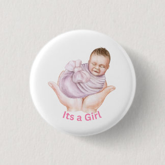 Badge Rond 2,50 Cm Épinglette de bouton de fête prénatale pour bébé f