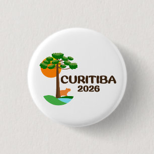 Badge Rond 2,50 Cm Épinglette de la Convention internationale de Curi