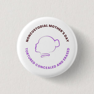 Badge Rond 2,50 Cm Épinglette magnétique de la fête des mères non gar