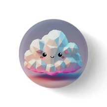 Épinglette Nuage Souriant Mignon pour Vestes, Sacs