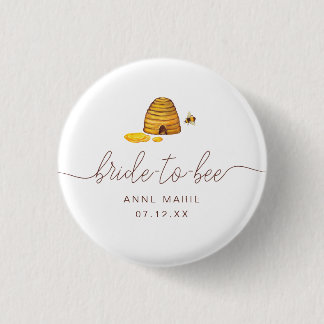 Badge Rond 2,50 Cm Épouse à Bee