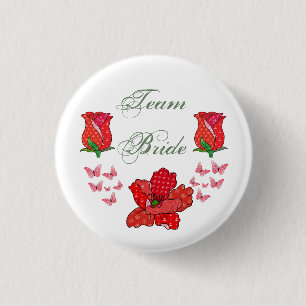 Badge Rond 2,50 Cm Épouse d'équipe, pourriture