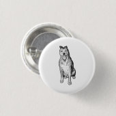 Badge Rond 2,50 Cm Équilibre assis doux (Devant & derrière)