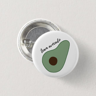 Badge Rond 2,50 Cm Équipe d'Avocado - Insigne rond de la broche