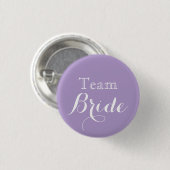 Badge Rond 2,50 Cm Équipe de Mariage blanc Lavender (Devant & derrière)