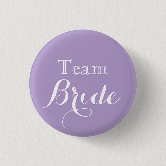 Badge Rond 2,50 Cm Équipe de Mariage blanc Lavender (Devant)