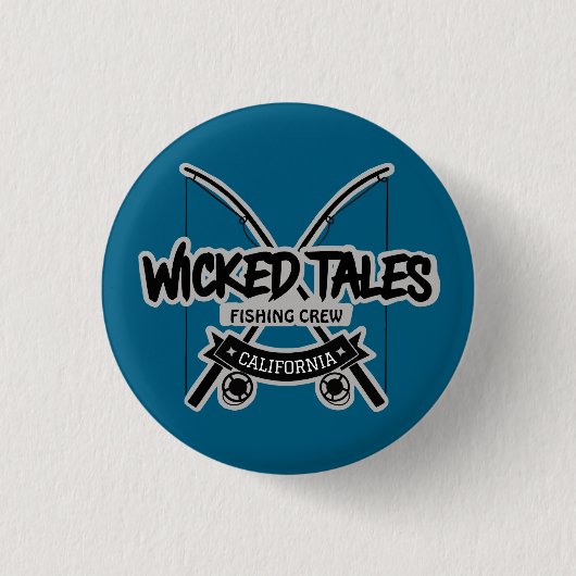 Badge Rond 2,50 Cm Équipe de pêche de Wicked Tales (Devant)