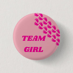 Badge Rond 2,50 Cm Équipe de Révélation du Sexe Garçon Fille Concepti