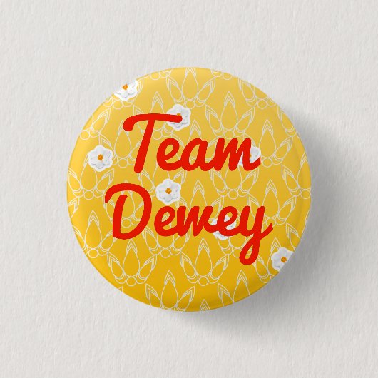 Badge Rond 2,50 Cm Équipe Dewey (Devant)