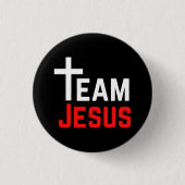 Badge Rond 2,50 Cm Équipe Jésus (Devant)