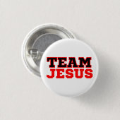 Badge Rond 2,50 Cm Équipe Jésus foi chrétienne (Devant & derrière)