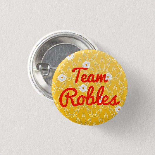 Badge Rond 2,50 Cm Équipe Robles (Devant & derrière)