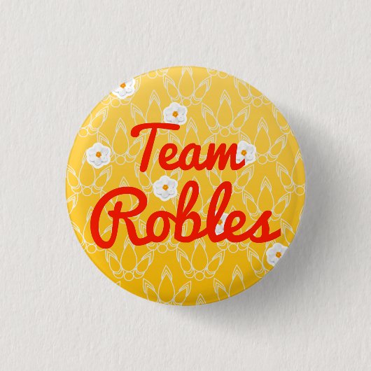 Badge Rond 2,50 Cm Équipe Robles (Devant)