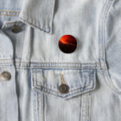 Badge Rond 2,50 Cm éruption volcanique (En situation)