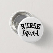 Badge Rond 2,50 Cm Escadron des infirmières (Devant & derrière)