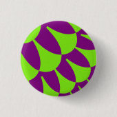 Badge Rond 2,50 Cm Escales vertes et violettes (Devant)