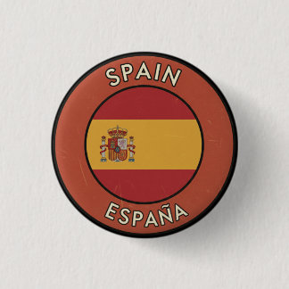 Badge Rond 2,50 Cm Espagne