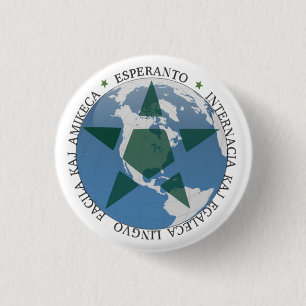 Badge Rond 2,50 Cm Espéranto