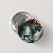Badge Rond 2,50 Cm Esprit de la Jungle (Devant & derrière)