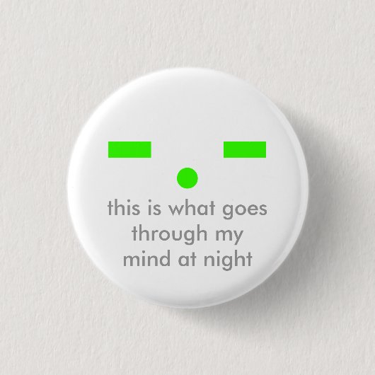 Badge Rond 2,50 Cm Esprits la nuit (Devant)
