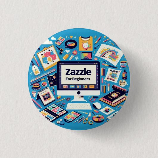 Badge Rond 2,50 Cm essai (Devant)