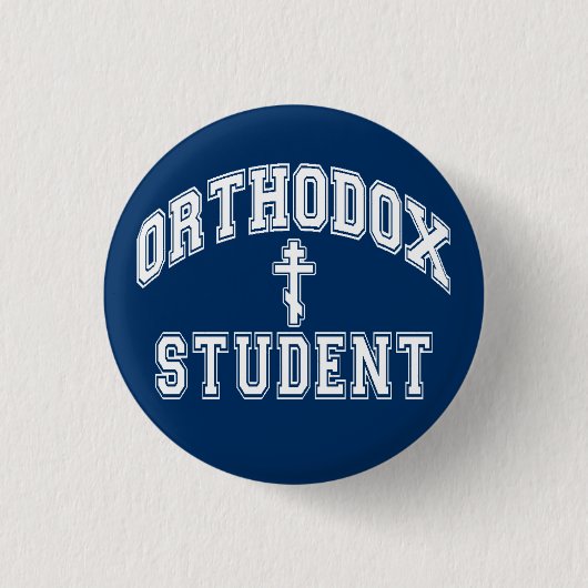 Badge Rond 2,50 Cm Etat Penn "étudiant" chrétien orthodoxe 2.25 in. (Devant)