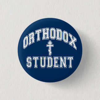 Badge Rond 2,50 Cm Etat Penn "étudiant" chrétien orthodoxe 2.25 in.