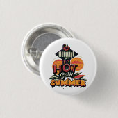 Badge Rond 2,50 Cm Été chic gothique chaud (Devant & derrière)