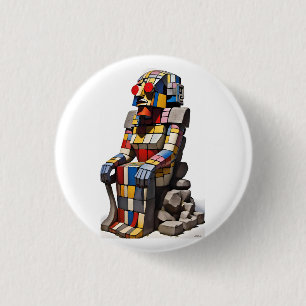 Badge Rond 2,50 Cm Été froid