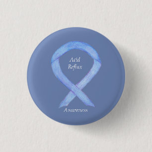 Badge Rond 2,50 Cm Étendue De Sensibilisation Au Reflux Acide Ruban É