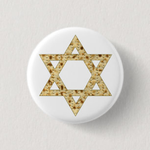 Badge Rond 2,50 Cm Étoile de David de Matzoh