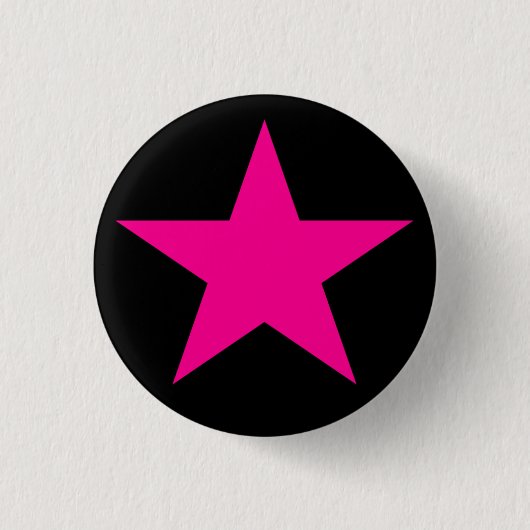 Badge Rond 2,50 Cm Étoile rose Emo (Devant)