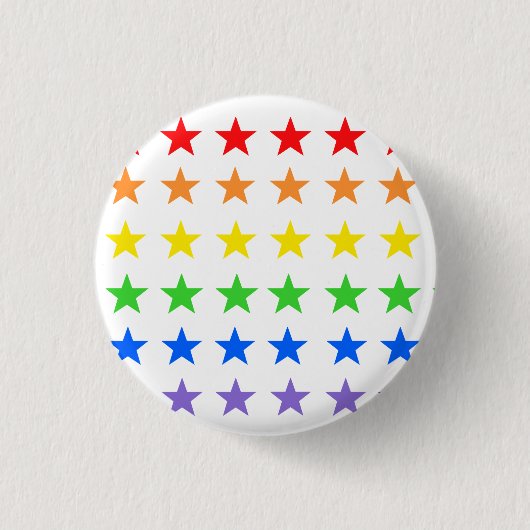 Badge Rond 2,50 Cm étoiles Rainbow (Devant)