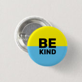 Badge Rond 2,50 Cm Être gentil | Insigne (Devant & derrière)