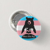 Badge Rond 2,50 Cm Étreintes de maman ours (Devant & derrière)